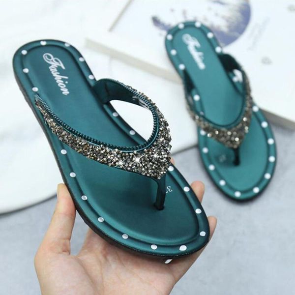 slippers female summer fashion sequins flip flops wear wild flat beach shoes sandals and zapatos de mujer xx120, Black
slippers female summer fashion sequins flip flops wear wild flat beach shoes sandals and zapatos de mujer xx120, Black