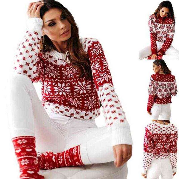 2021 new winter women's christmas printed jumper loose sweater ladies winter knitted pullover y1110, White;black
2021 new winter women's christmas printed jumper loose sweater ladies winter knitted pullover y1110, White;black