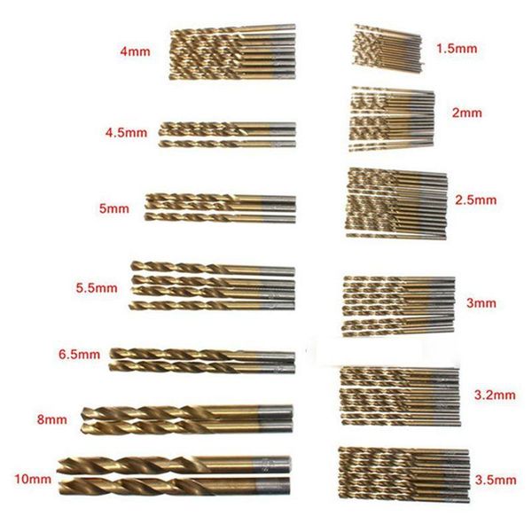 professional drill bits big deal 50 pcs titanium coated high speed steel bit set tool 1/1.5/2/2.5/3mm
professional drill bits big deal 50 pcs titanium coated high speed steel bit set tool 1/1.5/2/2.5/3mm