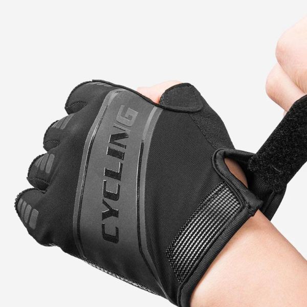 cycling gloves bike half finger non-slip shockproof summer breathable mtb road bicycle men women equipment, Black
cycling gloves bike half finger non-slip shockproof summer breathable mtb road bicycle men women equipment, Black