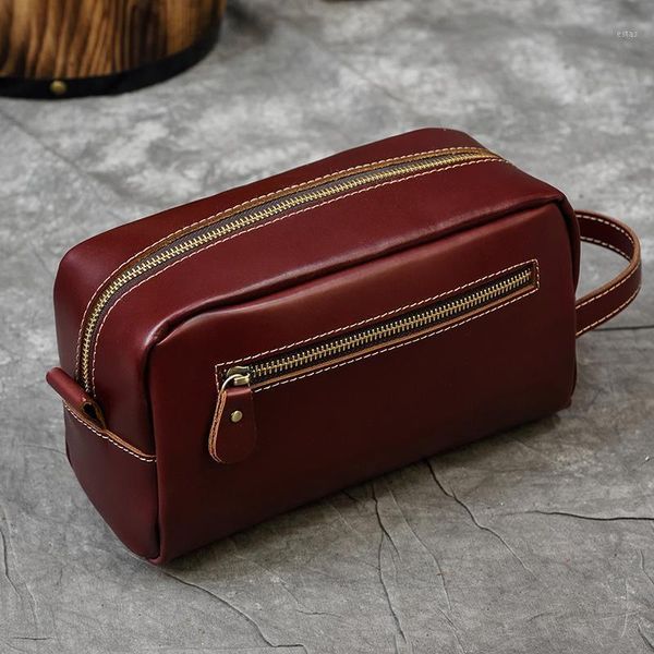 men's genuine leather clutch bag brown cow storage travel toiletry wash kits men women wallets1, Red;black
men's genuine leather clutch bag brown cow storage travel toiletry wash kits men women wallets1, Red;black