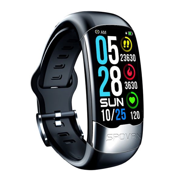 spovan smart bracelet sport band with ecg activity tracker blood pressure heart rate hrv sleep monitoring watch waterproof 2021, Slivery;brown
spovan smart bracelet sport band with ecg activity tracker blood pressure heart rate hrv sleep monitoring watch waterproof 2021, Slivery;brown