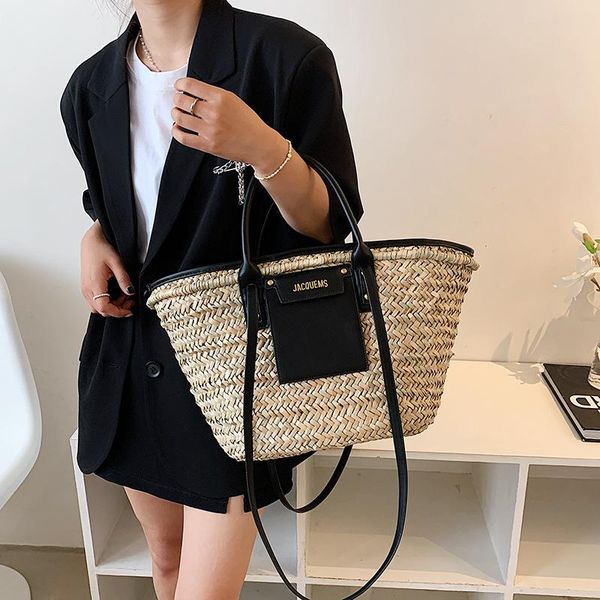 evening bags ladies straw woven shoulder bag rattan portable summer beach messenger shopping large hollow handbag
evening bags ladies straw woven shoulder bag rattan portable summer beach messenger shopping large hollow handbag