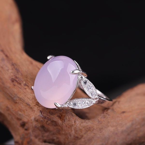 cluster rings metjakt fashionable s925 sterling silver rose chalcedony women's open ring, Golden;silver
cluster rings metjakt fashionable s925 sterling silver rose chalcedony women's open ring, Golden;silver