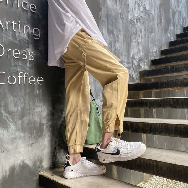 2021 new autumn cotton harem men's slim fashion solid color casual men streetwear hip-hop multi-pocket cargo pants mens m-3xl q0lz, Black
2021 new autumn cotton harem men's slim fashion solid color casual men streetwear hip-hop multi-pocket cargo pants mens m-3xl q0lz, Black