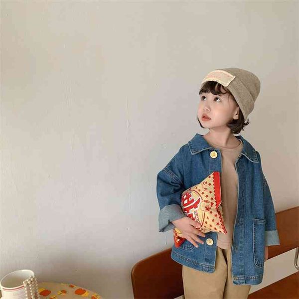 autumn children casual denim jackets siblings all-amtch loose single-breasted coats 210708, Blue;gray
autumn children casual denim jackets siblings all-amtch loose single-breasted coats 210708, Blue;gray