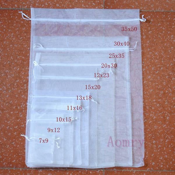gift wrap 100pcs all size white large organza wedding jewellery pouch favour bag 7x9 9x12 10x15 11x16 13x18 15x20 17x23 20x30 25x35cm
gift wrap 100pcs all size white large organza wedding jewellery pouch favour bag 7x9 9x12 10x15 11x16 13x18 15x20 17x23 20x30 25x35cm