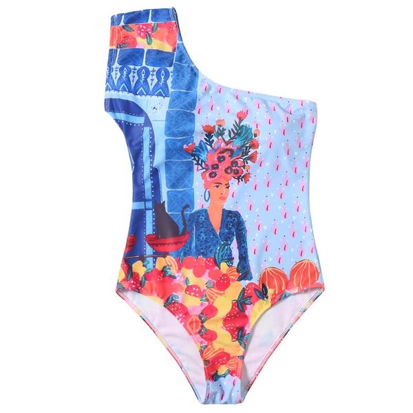one-piece suits one shoulder swimsuit women swimwear push up padded bathing beach wear oil painting print swimming suit monokini
one-piece suits one shoulder swimsuit women swimwear push up padded bathing beach wear oil painting print swimming suit monokini