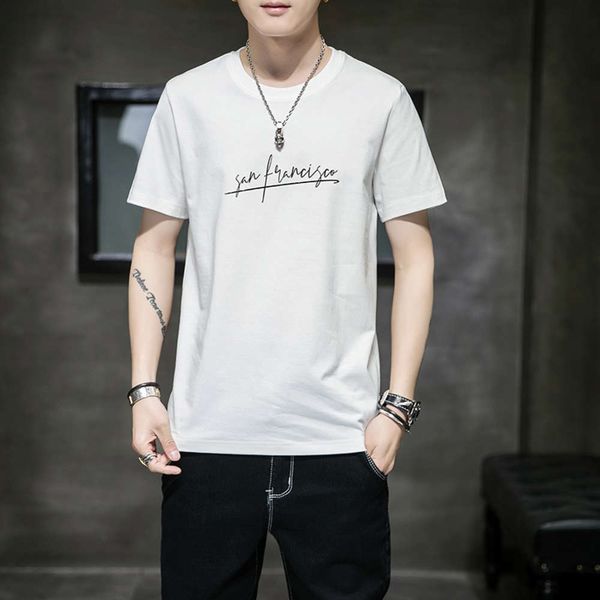 men's short sleeve t-shirt 2020 summer new cotton korean casual and breathable round neck young handsome student summer clothes, White;black
men's short sleeve t-shirt 2020 summer new cotton korean casual and breathable round neck young handsome student summer clothes, White;black