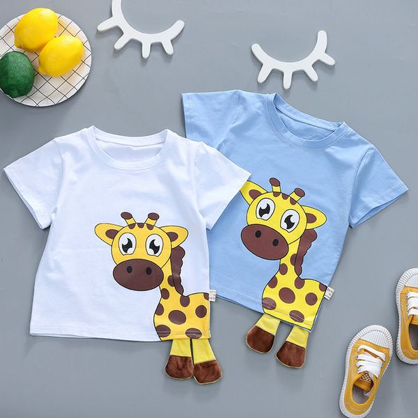 t-shirt children clothing cute giraffe boys girls clothes cute summer short sleeve baby t-shirts kids toddler clothes, Blue
t-shirt children clothing cute giraffe boys girls clothes cute summer short sleeve baby t-shirts kids toddler clothes, Blue