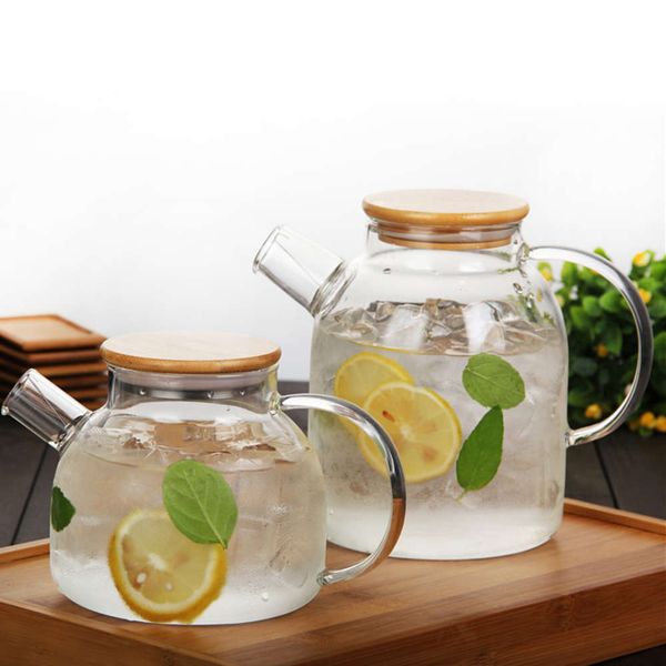 1l/1.8l big transparent borosilicate glass teapot heat-ristant large clear tea pot flower tea set puer kettle office home tool
1l/1.8l big transparent borosilicate glass teapot heat-ristant large clear tea pot flower tea set puer kettle office home tool