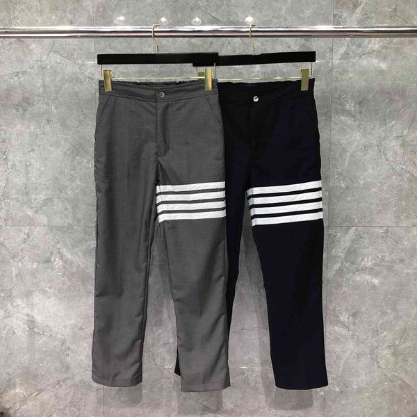 casual pants dongguan direct sales tb trousers korean style college fashion white four bar nine point, Black
casual pants dongguan direct sales tb trousers korean style college fashion white four bar nine point, Black