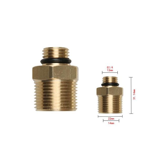 water gun & snow foam lance high-quality pressure washer 1/4" quick connector adapter fitting for some brand with m22 male thread
water gun & snow foam lance high-quality pressure washer 1/4" quick connector adapter fitting for some brand with m22 male thread