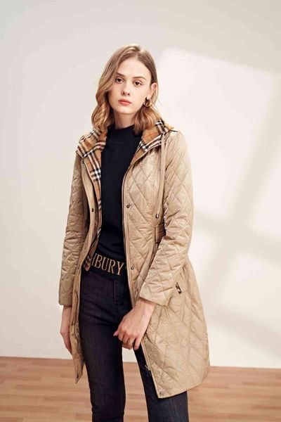 down jacket 2021 winter coat cotton british style commuter thickened long fake two-piece b diamond lattice, Black
down jacket 2021 winter coat cotton british style commuter thickened long fake two-piece b diamond lattice, Black