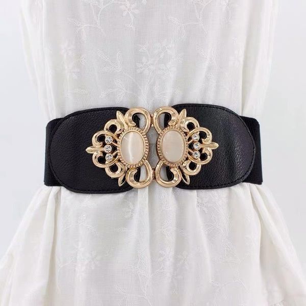 belts 2021 all-match gemstone diamond set elastic women's girdle widening stretch belt, Black;brown
belts 2021 all-match gemstone diamond set elastic women's girdle widening stretch belt, Black;brown