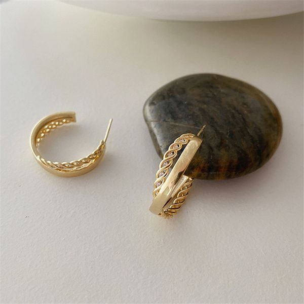 twist circle gold color hoop earrings for women fashion round hoops ladies earring korean pendientes jewelry, Golden
twist circle gold color hoop earrings for women fashion round hoops ladies earring korean pendientes jewelry, Golden