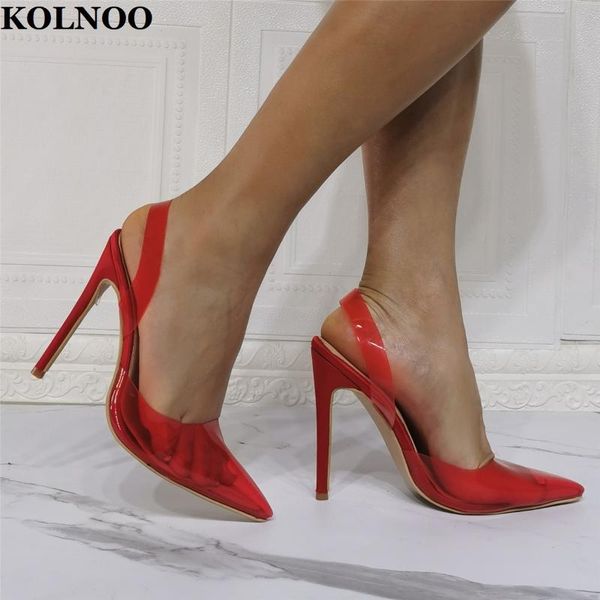 dress shoes kolnoo handmade womens high heels pumps pvc leather slingback party prom real pos fashion evening court, Black
dress shoes kolnoo handmade womens high heels pumps pvc leather slingback party prom real pos fashion evening court, Black