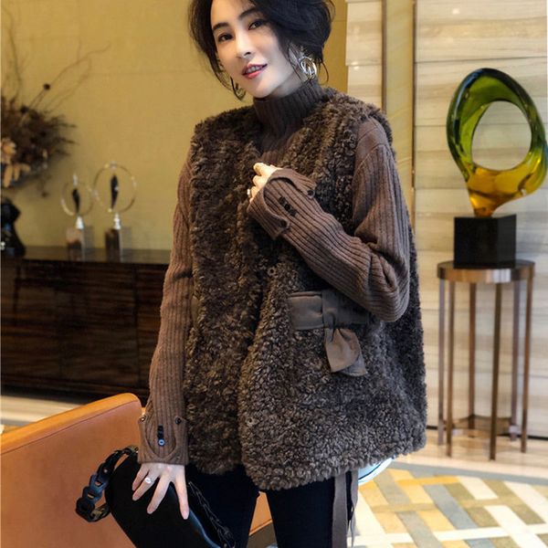 waistcoat women's 2021 autumn and winter new imitation cashmere trend fashion vest jacket, Black
waistcoat women's 2021 autumn and winter new imitation cashmere trend fashion vest jacket, Black