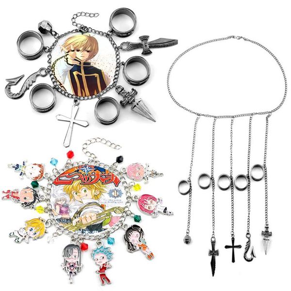 link, chain anime jewelry x kurapika cosplay bangle bracelet men the seven deadly sins cartoon charms bracelets for women gift, Black
link, chain anime jewelry x kurapika cosplay bangle bracelet men the seven deadly sins cartoon charms bracelets for women gift, Black
