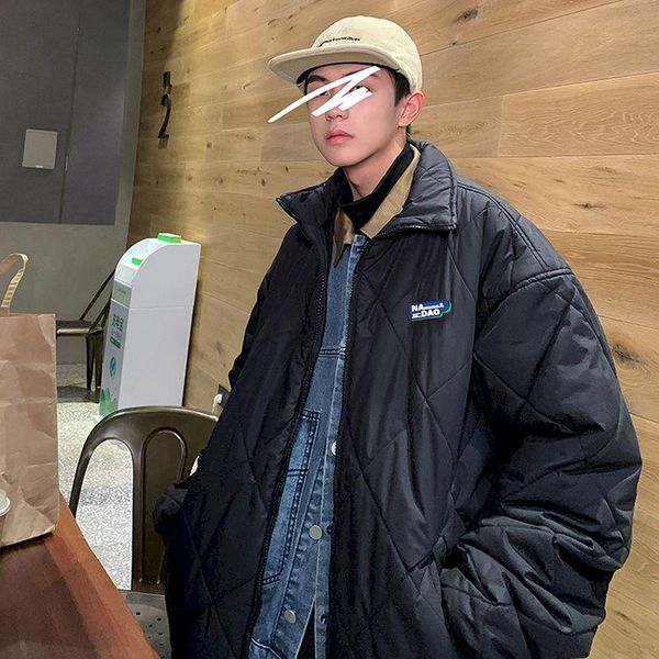 men's down & parkas cotton clothes for men and women 2021 autumn winter simple quilted baseball uniform jacket harajuku loose preppy st, Black
men's down & parkas cotton clothes for men and women 2021 autumn winter simple quilted baseball uniform jacket harajuku loose preppy st, Black