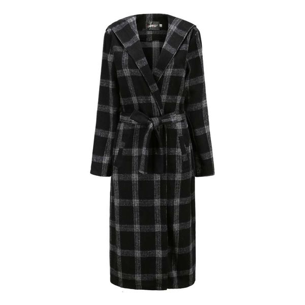 autumn and winter 2020 new lapel fashion plaid belt women's woolen coat women, Black
autumn and winter 2020 new lapel fashion plaid belt women's woolen coat women, Black