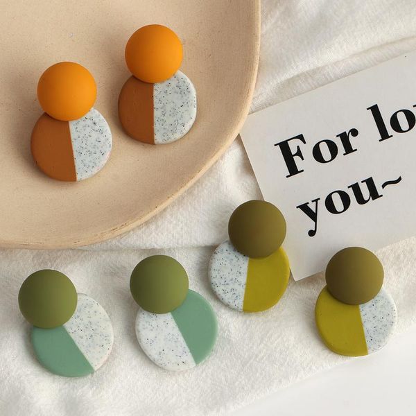dangle & chandelier aensoa 1pair 2021 trendy candy color stitching ceramic clay earrings unusual round pendant cute geometric drop, Silver
dangle & chandelier aensoa 1pair 2021 trendy candy color stitching ceramic clay earrings unusual round pendant cute geometric drop, Silver