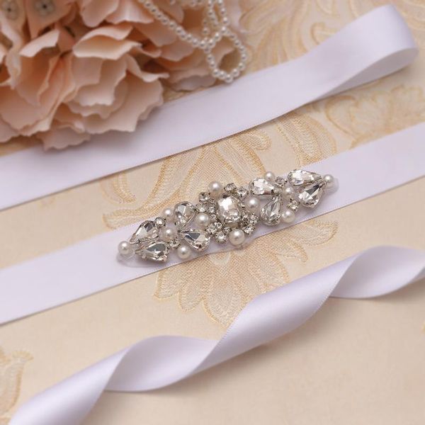wedding sashes missrdress silver crystal bridal belt pearls sash rhinestone flower satin and for women dresses jk904, White
wedding sashes missrdress silver crystal bridal belt pearls sash rhinestone flower satin and for women dresses jk904, White
