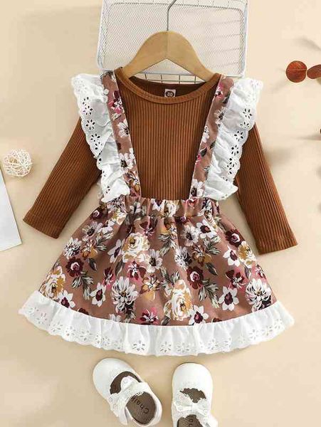 baby floral print eyelet embroidery ruffle trim pinafore skirt & bodysuit she, White
baby floral print eyelet embroidery ruffle trim pinafore skirt & bodysuit she, White