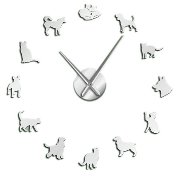 mirror effect stickers diy giant silent wall clock dog pet owners home decor cockers mute wall art hanging watch
mirror effect stickers diy giant silent wall clock dog pet owners home decor cockers mute wall art hanging watch