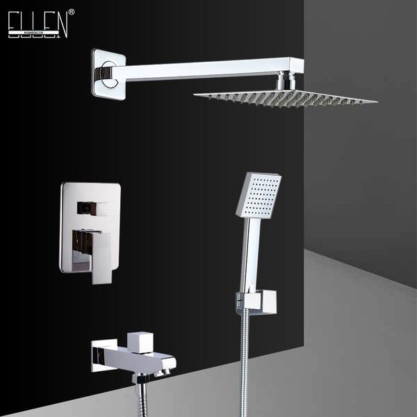 ellen in-wall rain shower faucet set with hand shower water spout chrome bath faucet el606
ellen in-wall rain shower faucet set with hand shower water spout chrome bath faucet el606
