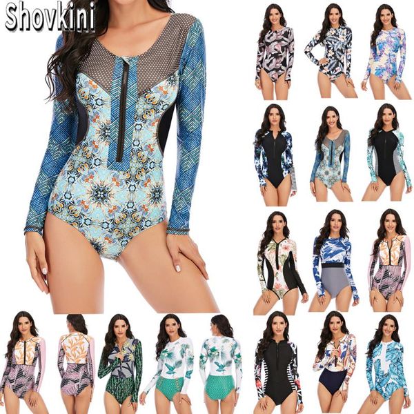 one piece swimsuit padded long sleeve women swimwear bathing suit wetsuit monikini swimming suit women's rashguard swimming
one piece swimsuit padded long sleeve women swimwear bathing suit wetsuit monikini swimming suit women's rashguard swimming