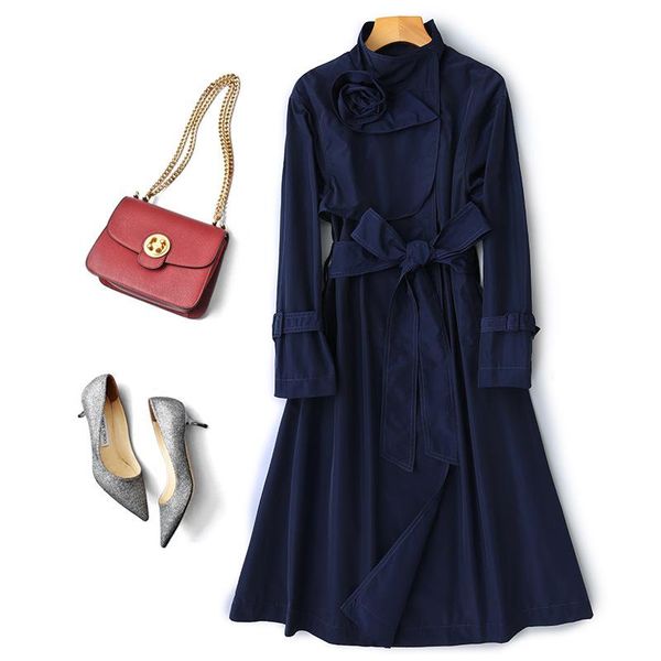 women's trench coats women outwear pocket coat turn down collar covered button red blue sash a line winter elegant vintage, Tan;black
women's trench coats women outwear pocket coat turn down collar covered button red blue sash a line winter elegant vintage, Tan;black