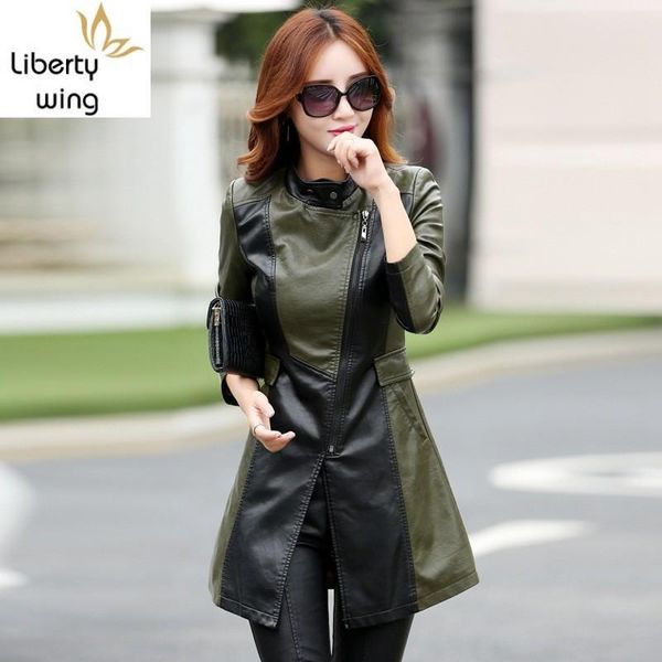 women's leather & faux brand womens jackets chaqueta cuero mujer autumn green black jacket women clothing plus size 4xl 5xl
women's leather & faux brand womens jackets chaqueta cuero mujer autumn green black jacket women clothing plus size 4xl 5xl