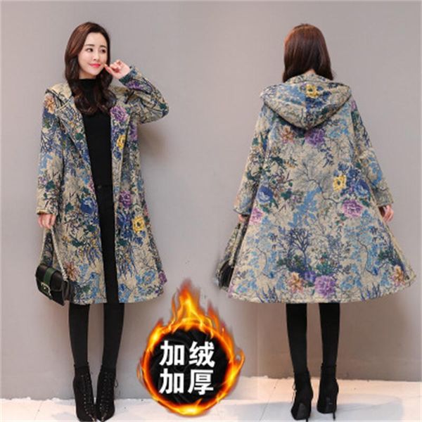 winter new and linen women's plus velvet thick retro national wind hooded cotton women windbreaker coat 2y3i, Tan;black
winter new and linen women's plus velvet thick retro national wind hooded cotton women windbreaker coat 2y3i, Tan;black