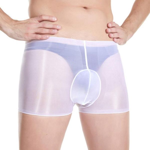 underpants transparent underwear men boxer casual shiny stockings briefs sissy panties hombre seamless bulge pouch, Black;white
underpants transparent underwear men boxer casual shiny stockings briefs sissy panties hombre seamless bulge pouch, Black;white