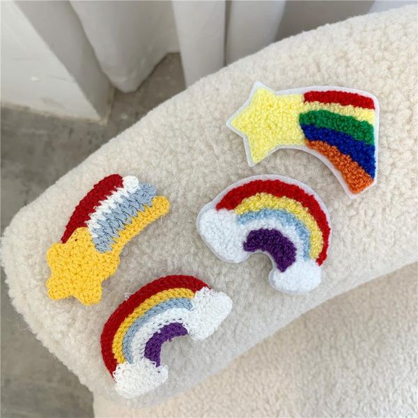 knitting rainbow hair clip for kids girls fashion 2021 knitted hairpins baby girl hair accessories korea barrettes cute headwear, Slivery;white
knitting rainbow hair clip for kids girls fashion 2021 knitted hairpins baby girl hair accessories korea barrettes cute headwear, Slivery;white