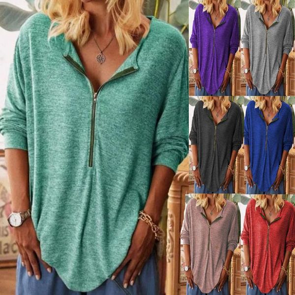women's t-shirt loose t-shirts women jumpers long sleeve casual woman pullovers female streetwear v-neck cloth solid tee shirt x00, White
women's t-shirt loose t-shirts women jumpers long sleeve casual woman pullovers female streetwear v-neck cloth solid tee shirt x00, White