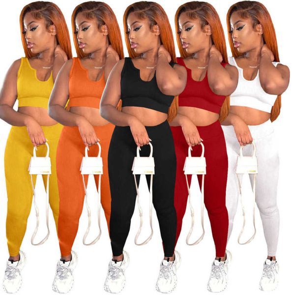 selling women two piece outfits new designer fashion women's v neck casual sports sleeveless vest sets solid color slim trousers s-xxl, White
selling women two piece outfits new designer fashion women's v neck casual sports sleeveless vest sets solid color slim trousers s-xxl, White