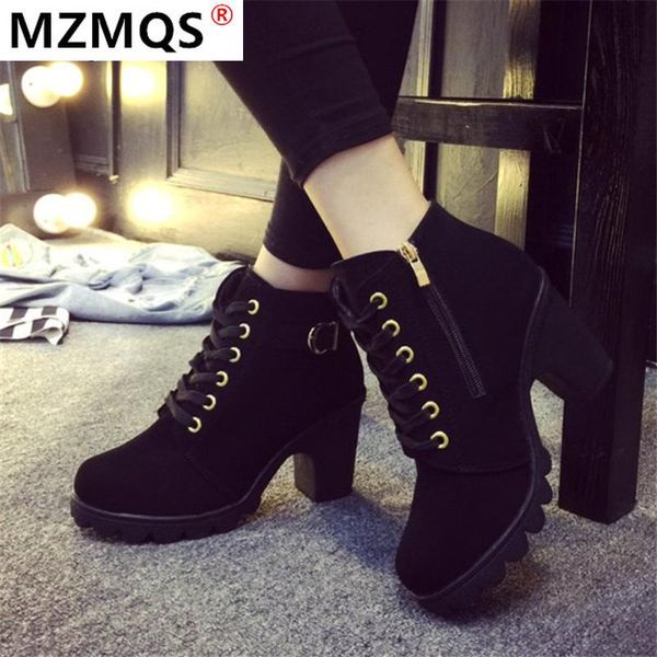 boots 2021 autumn vintage buckle thick heel short women square ankle fashion pu lace up, Black
boots 2021 autumn vintage buckle thick heel short women square ankle fashion pu lace up, Black