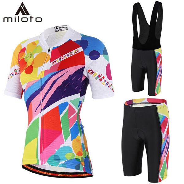 racing sets miloto women's cycling jersey set summer mtb bicycle clothing quick-dry mountain female bike clothes riding sport suits, Black;blue
racing sets miloto women's cycling jersey set summer mtb bicycle clothing quick-dry mountain female bike clothes riding sport suits, Black;blue