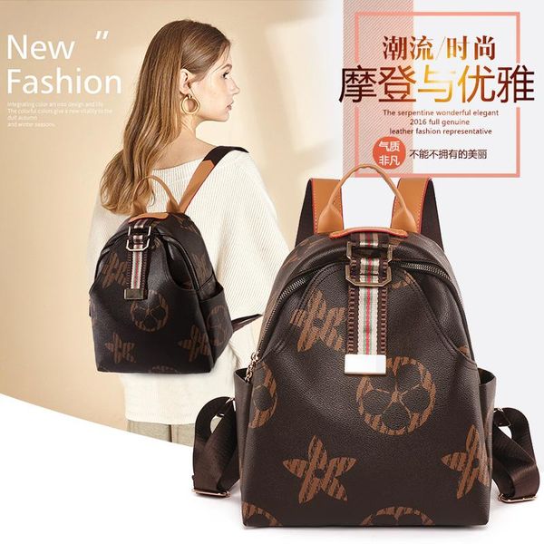 backpack style yilian retro printed woman fashion versatile trend large capacity travel bag
backpack style yilian retro printed woman fashion versatile trend large capacity travel bag