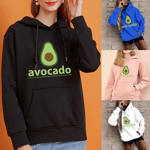 women's hoodies & sweatshirts fashion hoodie personality avocado printed harajuku base long sleeve girls sports pullover ladies casual, Black
women's hoodies & sweatshirts fashion hoodie personality avocado printed harajuku base long sleeve girls sports pullover ladies casual, Black