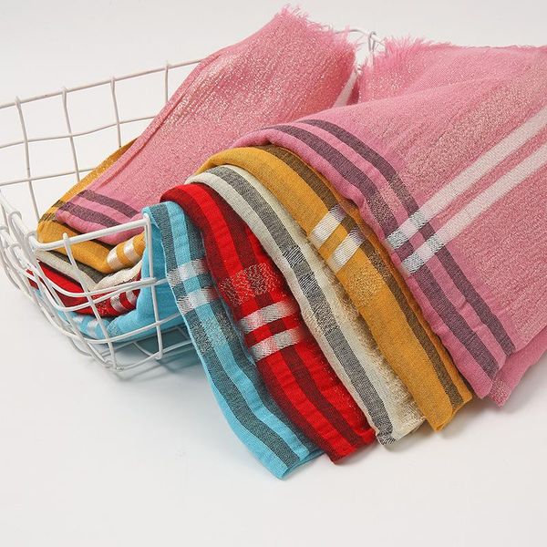 scarves 2021 gold thread spring and autumn cotton tassel shawl scarf pashmina four seasons business decorate, Blue;gray
scarves 2021 gold thread spring and autumn cotton tassel shawl scarf pashmina four seasons business decorate, Blue;gray