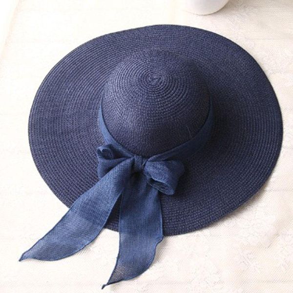wide brim hats summer outdoor leisure fashion sun cap style women's beach big brimmed visor hat breathable streamer straw for women, Blue;gray
wide brim hats summer outdoor leisure fashion sun cap style women's beach big brimmed visor hat breathable streamer straw for women, Blue;gray