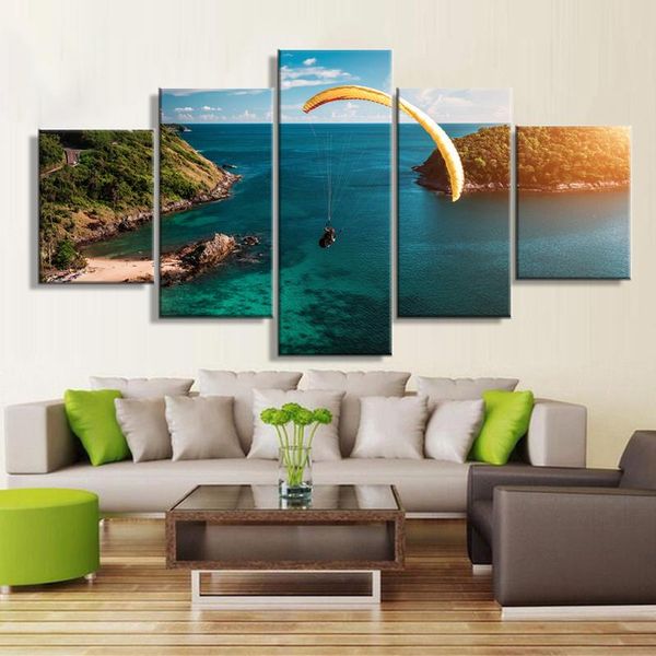 5 pieces canvas painting wall art pictures tropical paraglide modular printed poster modern home decor for living room artwork
5 pieces canvas painting wall art pictures tropical paraglide modular printed poster modern home decor for living room artwork
