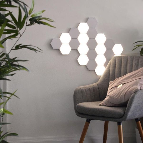 new quantum lamp led modular touch sensitive lighting hexagonal lamps night light magnetic creative decoration wall lampara
new quantum lamp led modular touch sensitive lighting hexagonal lamps night light magnetic creative decoration wall lampara