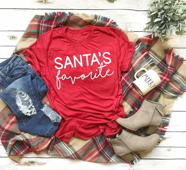 santa's favorite t-shirt funny slogan women fashion hipster christmas party style tumblr casual tumblr shirt red tees- j957, White
santa's favorite t-shirt funny slogan women fashion hipster christmas party style tumblr casual tumblr shirt red tees- j957, White