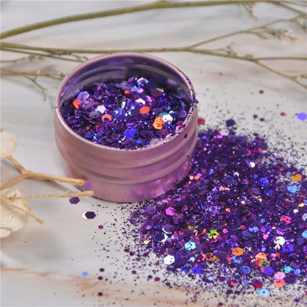 nail glitter 6box set chunky mixed holographic sequins powder 6 laser colors hexagon sparkly loose holo for nails, Silver;gold
nail glitter 6box set chunky mixed holographic sequins powder 6 laser colors hexagon sparkly loose holo for nails, Silver;gold