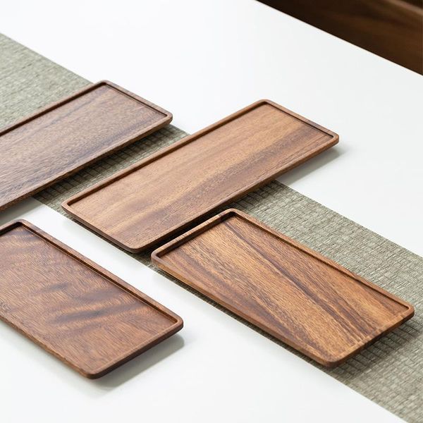 dishes & plates black walnut rectangle wooden tea tray serving table plate storage dish for el home mordern
dishes & plates black walnut rectangle wooden tea tray serving table plate storage dish for el home mordern