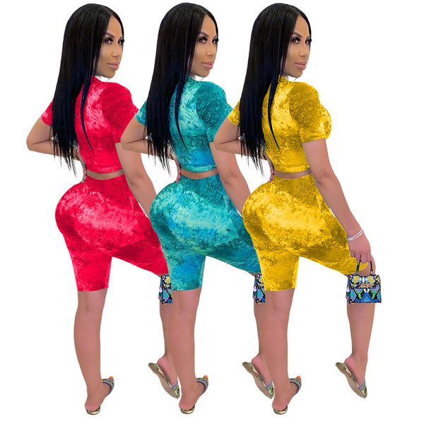 2021 new tie-dye printting round neck and shorts fashion sports women summer casual suits selling style two piece set 1sjz, Gray
2021 new tie-dye printting round neck and shorts fashion sports women summer casual suits selling style two piece set 1sjz, Gray